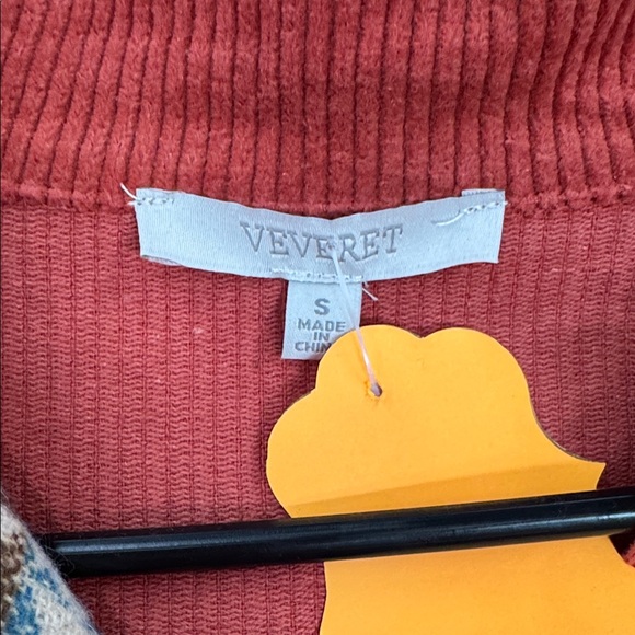 Colorful Aztec Button-Up Jacket - Picture 2 of 3